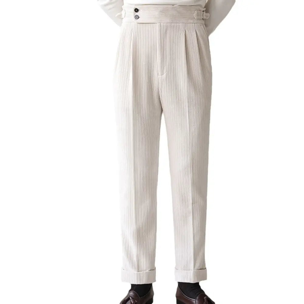 Autumn Corduroy Suit Pants Men's Straight Prendersons