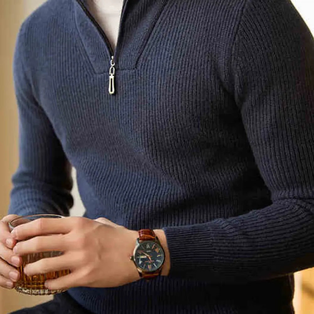 Leisure Pullover Warm Men's Texture Sweater Prendersons