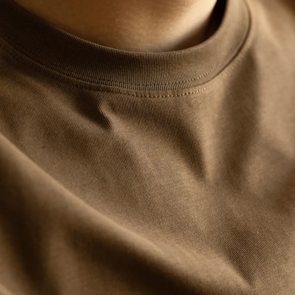 Loose Fit Mens Raglan Sleeve T shirts – Cream White | Summer Essential | Old Money Menswear Prendersons