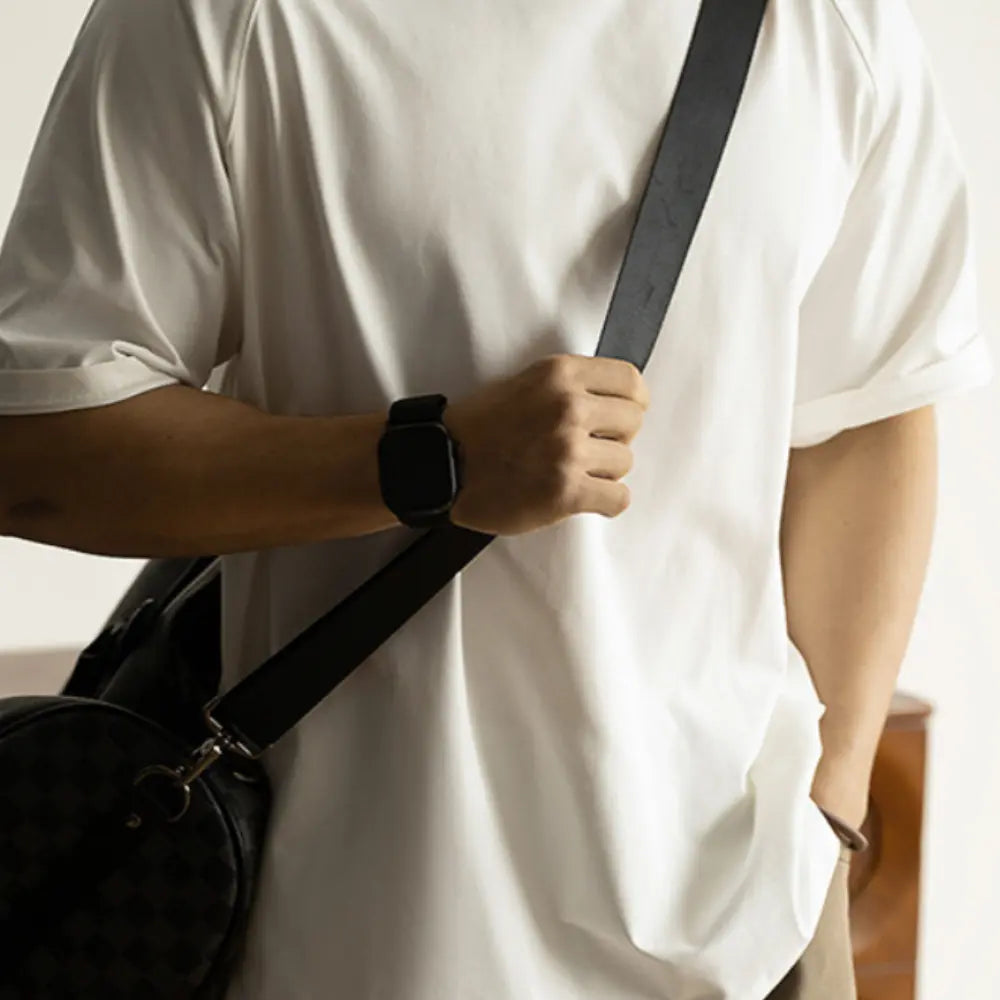 Loose Fit Mens Raglan Sleeve T shirts – Cream White | Summer Essential | Old Money Menswear Prendersons