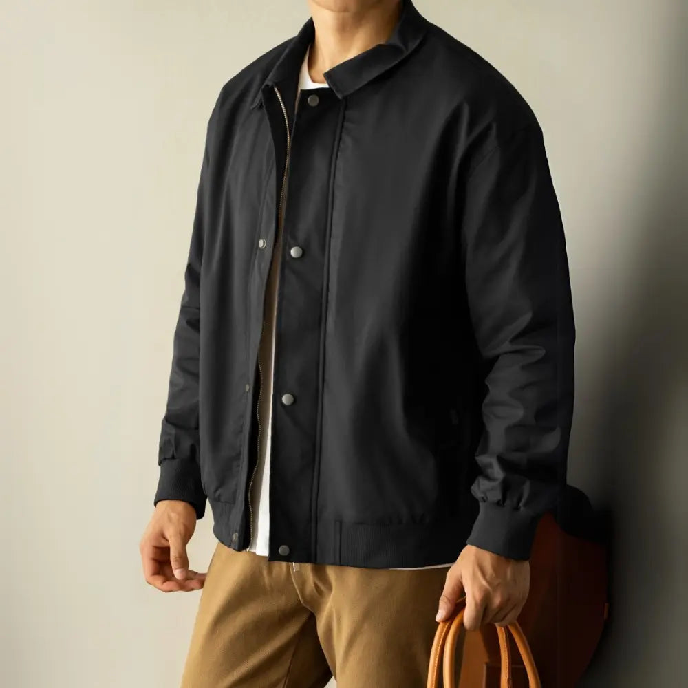 Autumn And Winter Anti-wrinkle Waterproof Non-ironing Solid Color Young Men Prendersons