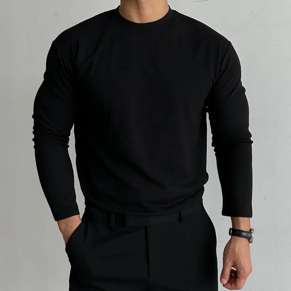 Slim Fit Thermal Men's Undershirts – Milky White, Black & More | Old Money Essentials