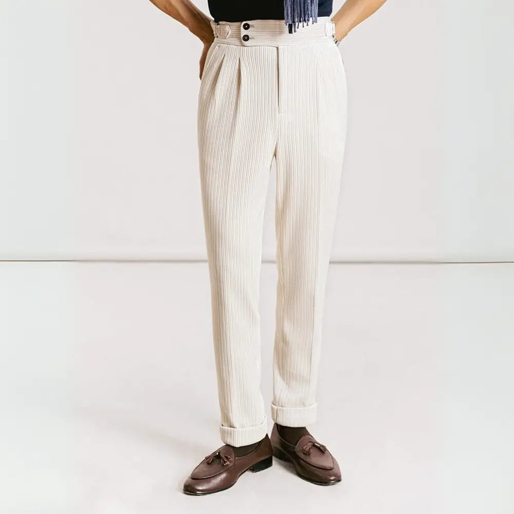 Autumn Corduroy Suit Pants Men's Straight Prendersons