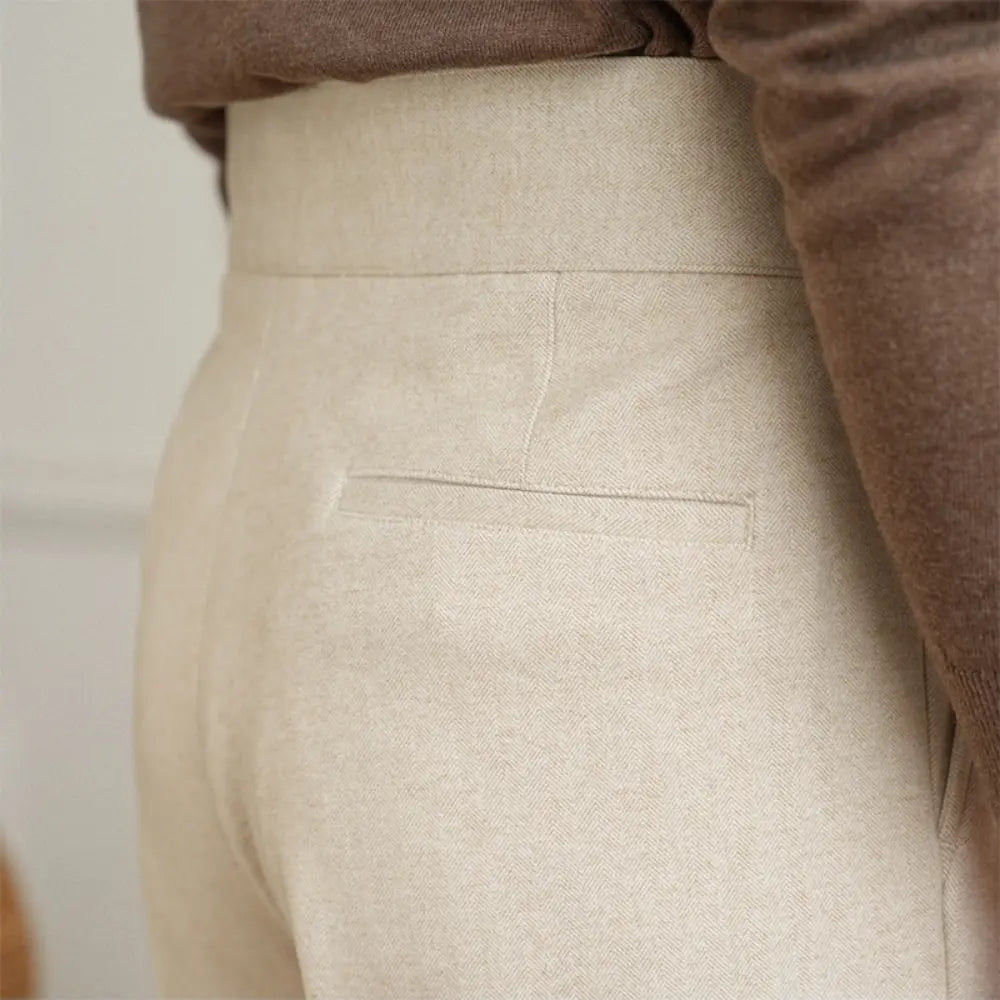 Casual Pants Korean Style Straight Regular Long Suit Pants Prendersons