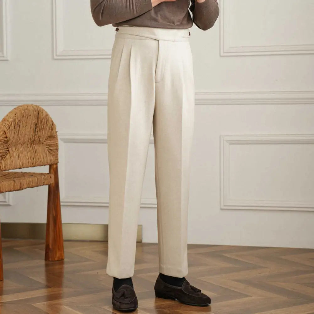 Casual Pants Korean Style Straight Regular Long Suit Pants Prendersons