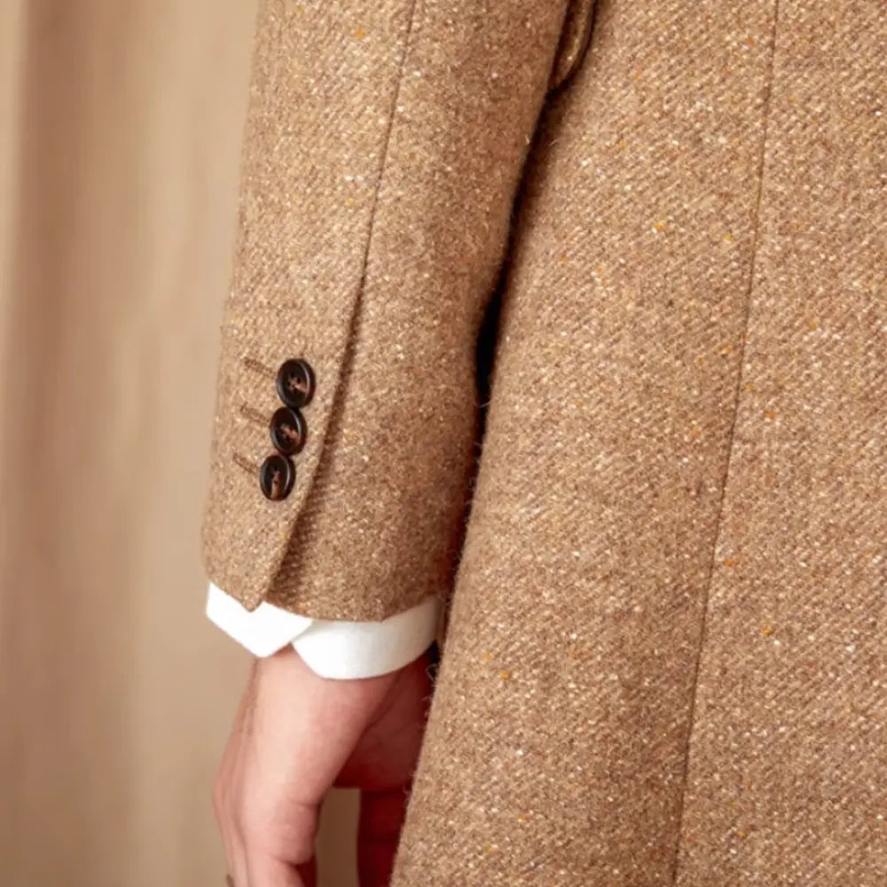 Color Dots Mid-length Coat Prendersons