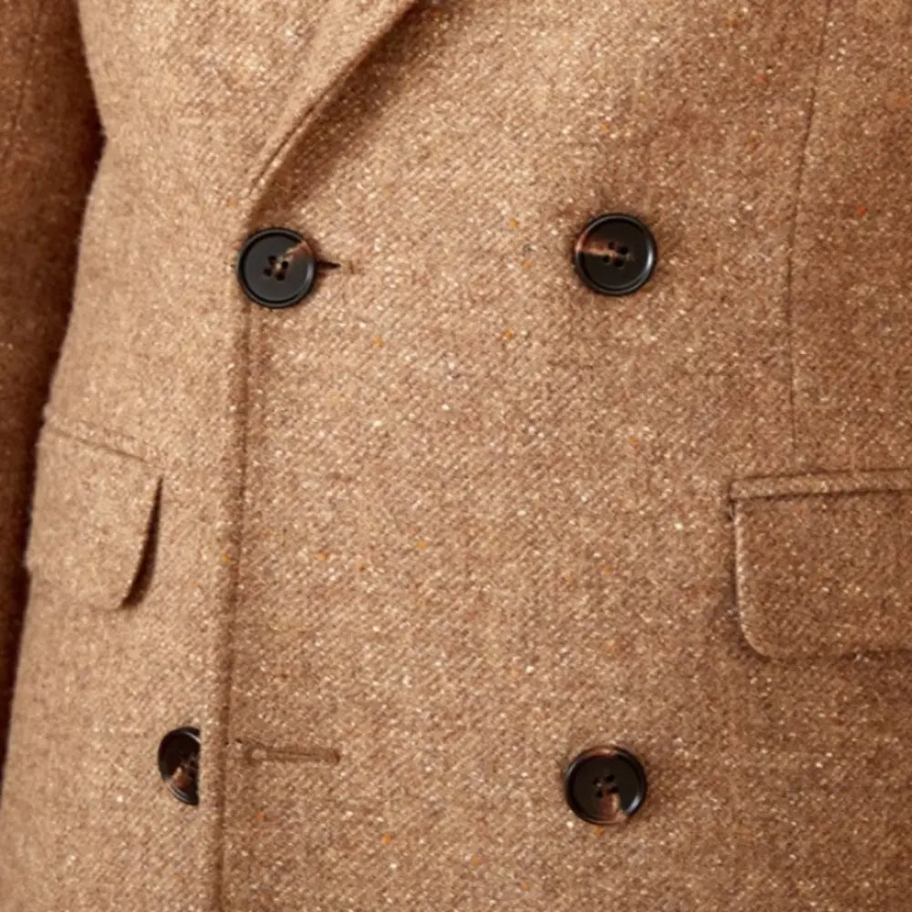Color Dots Mid-length Coat Prendersons