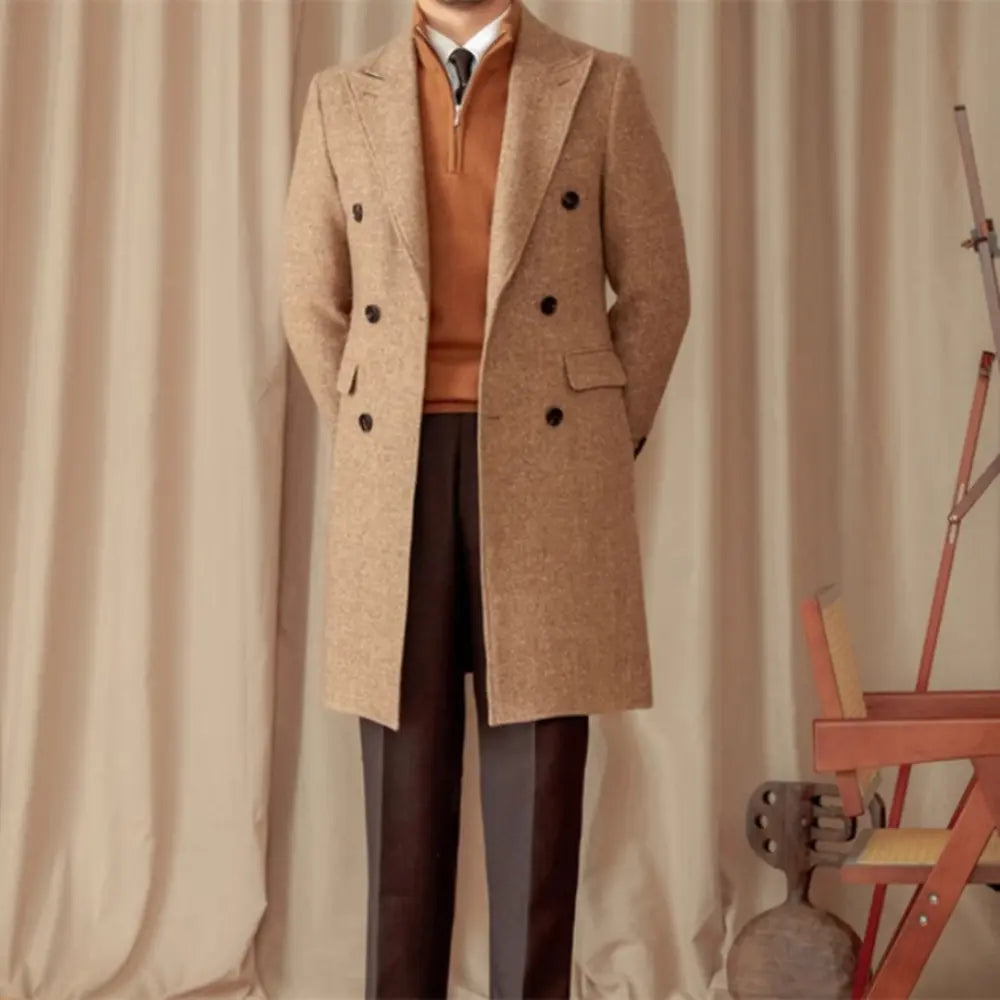 Color Dots Mid-length Coat Prendersons