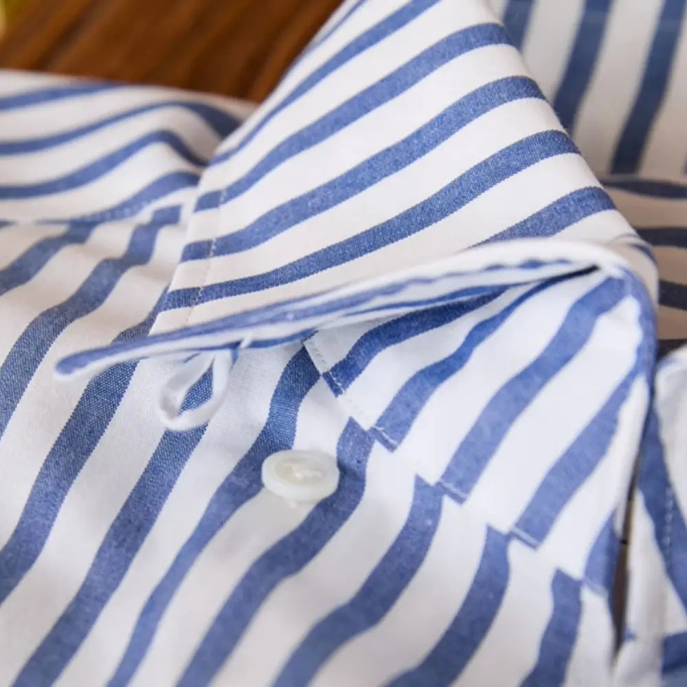 Commuter Cotton Striped Slim Shirt Prendersons