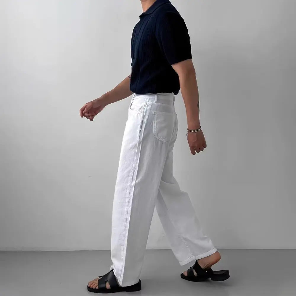 Men’s casual summer hollow shirt