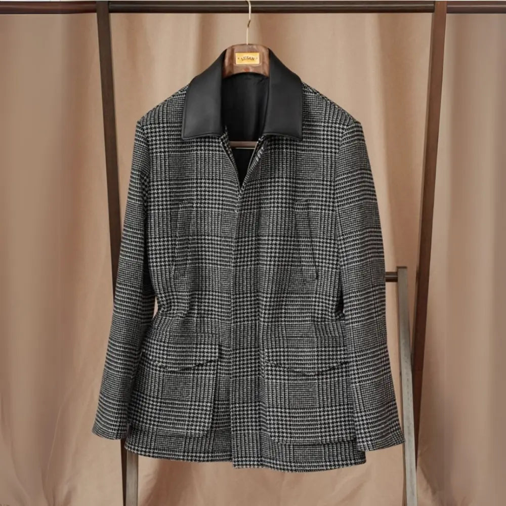 Gray Coat 70 Wool Retro Warm Jacket Prendersons