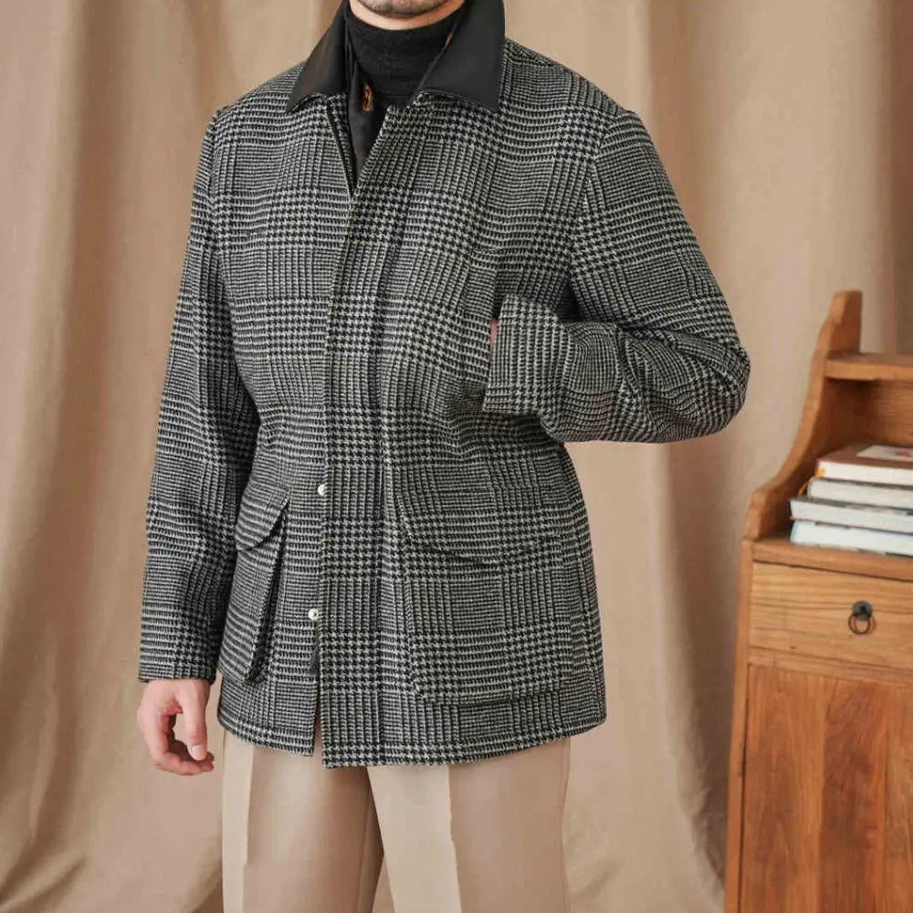 Gray Coat 70 Wool Retro Warm Jacket Prendersons