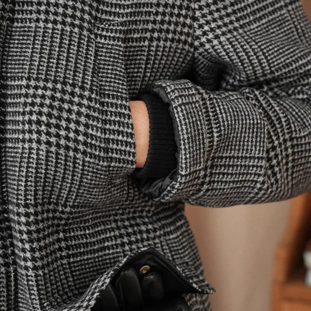Gray Coat 70 Wool Retro Warm Jacket Prendersons