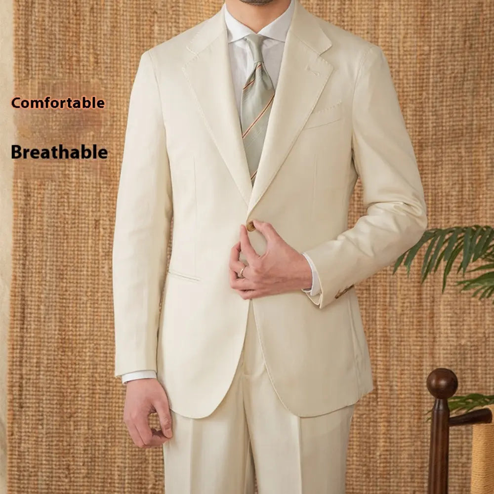 Smart casual mens suit set
