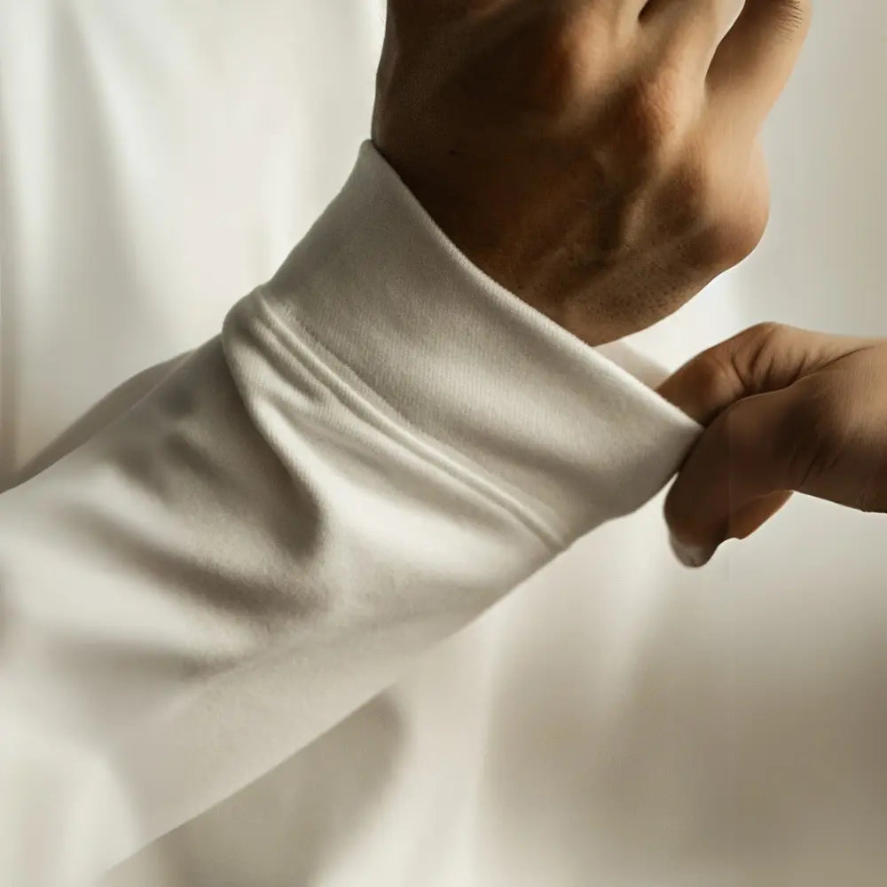 Half Long-sleeve Zipper T-shirt Men's Casual Bottoming Shirt Prendersons