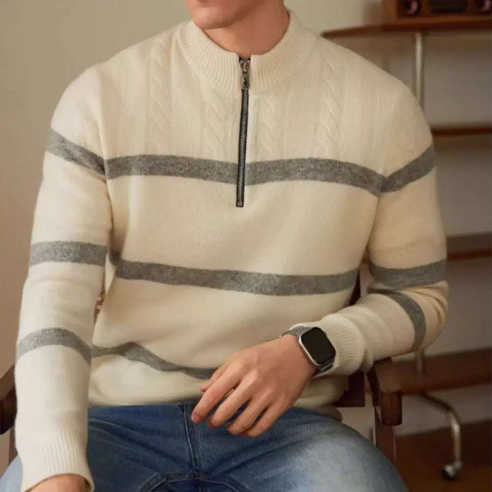 High-end Stripe Warm Knitwear Prendersons