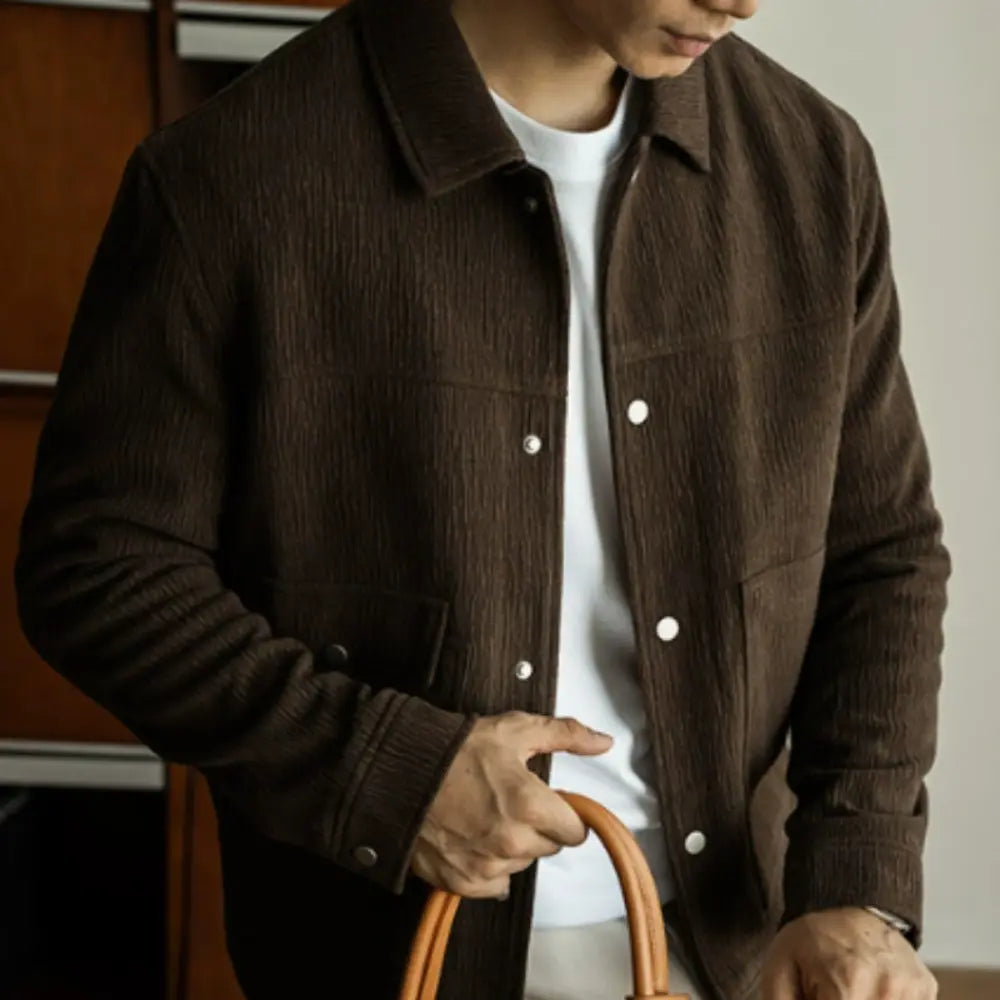 High-grade Texture Jacket For Men Autumn And Winter New Prendersons