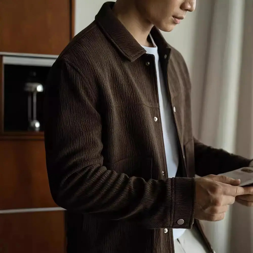 High-grade Texture Jacket For Men Autumn And Winter New Prendersons