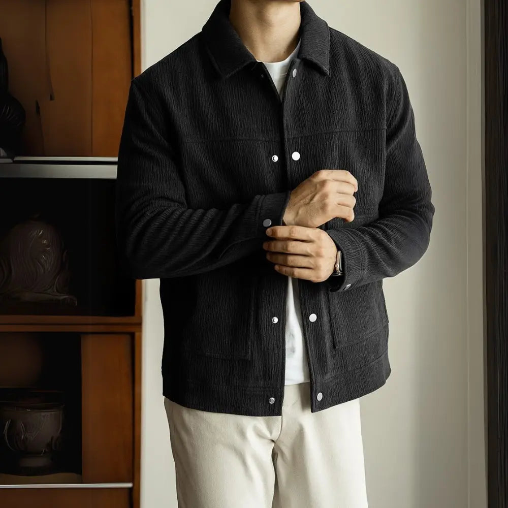 High-grade Texture Jacket For Men Autumn And Winter New Prendersons