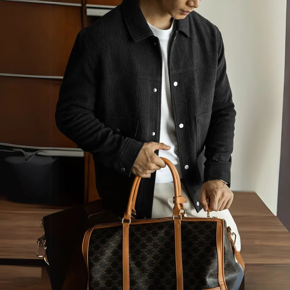 High-grade Texture Jacket For Men Autumn And Winter New Prendersons