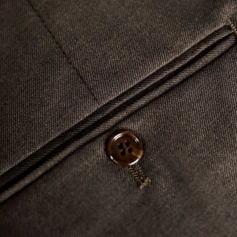 High Waist Suit Pants Men's Spring And Summer Straight Prendersons