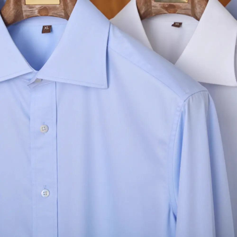 Italian Windsor Collar Tong Qin Ironing Free Long Sleeves Shirt Prendersons