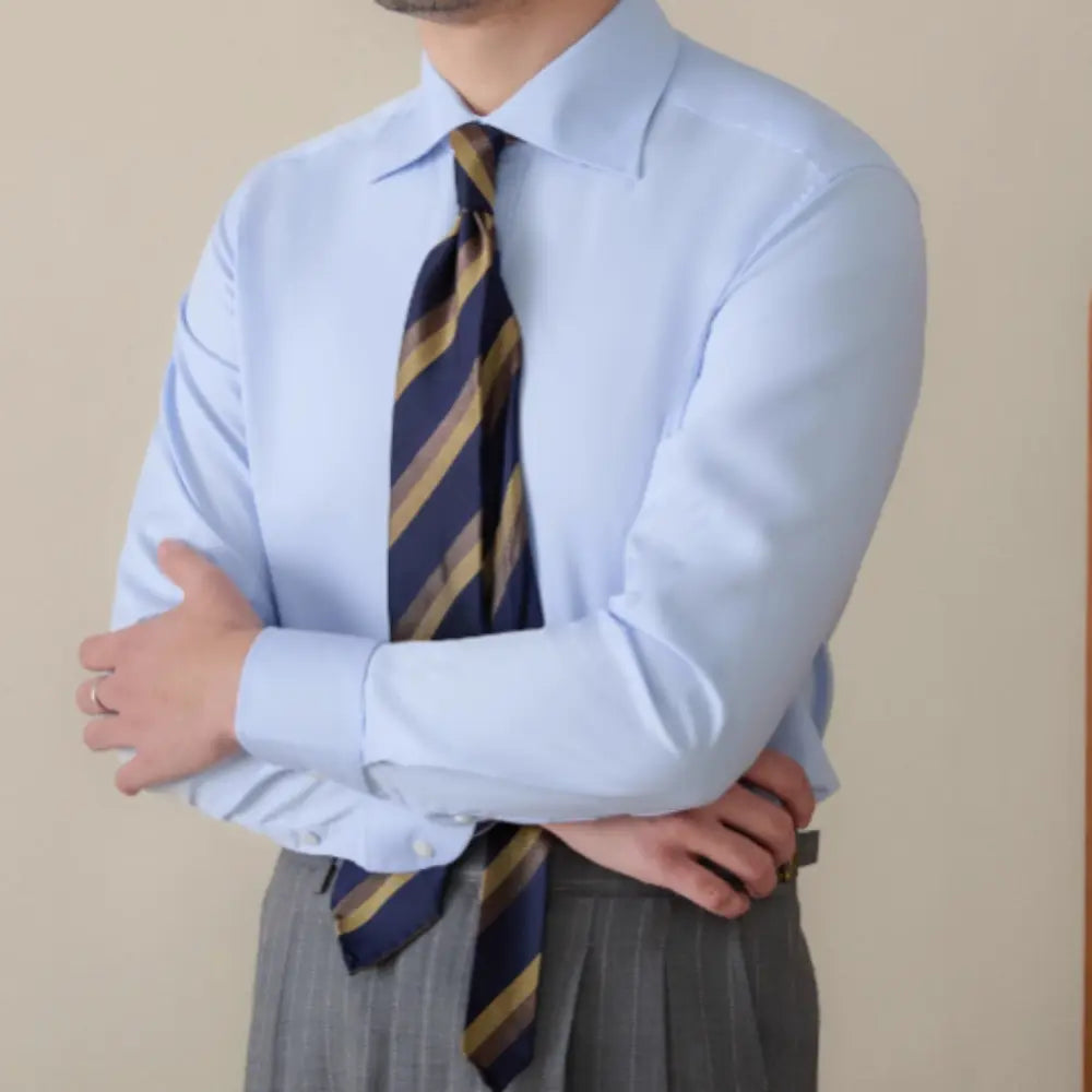 Italian Windsor Collar Tong Qin Ironing Free Long Sleeves Shirt Prendersons