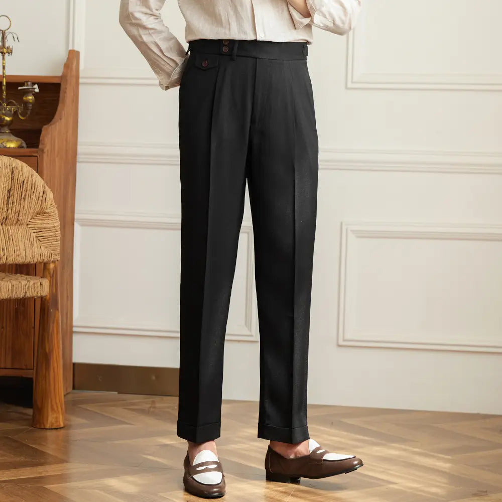Men's British Fashion Italian Casual Trousers Prendersons