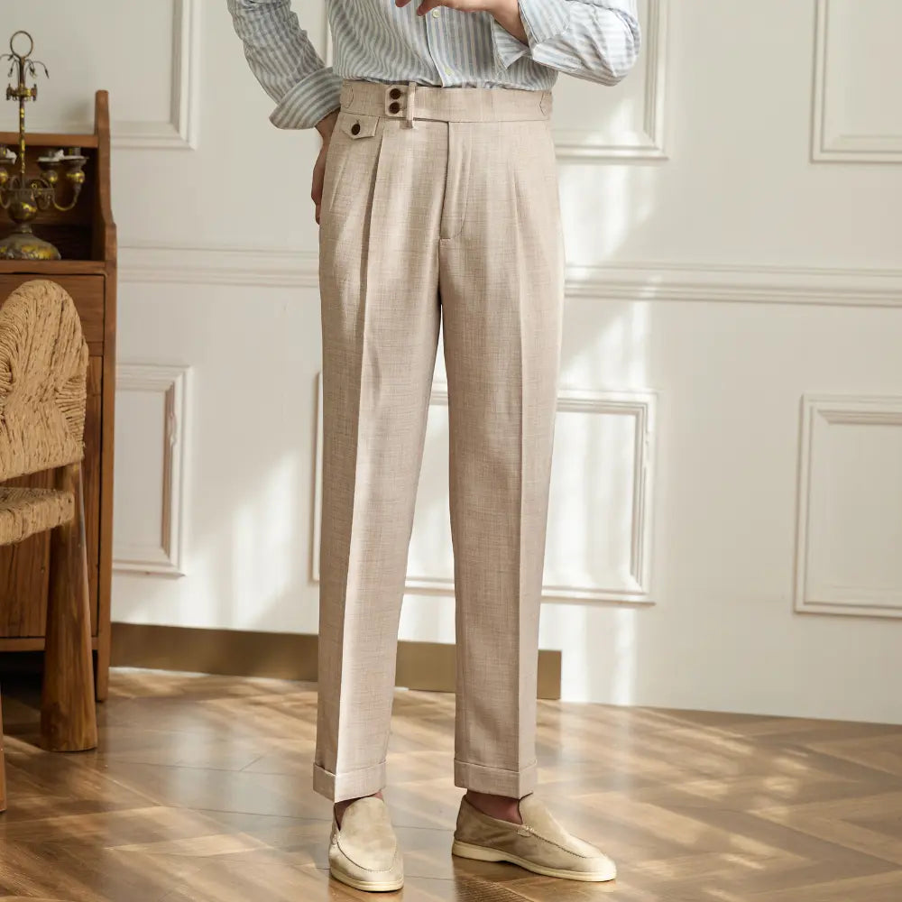 Men's British Fashion Italian Casual Trousers Prendersons