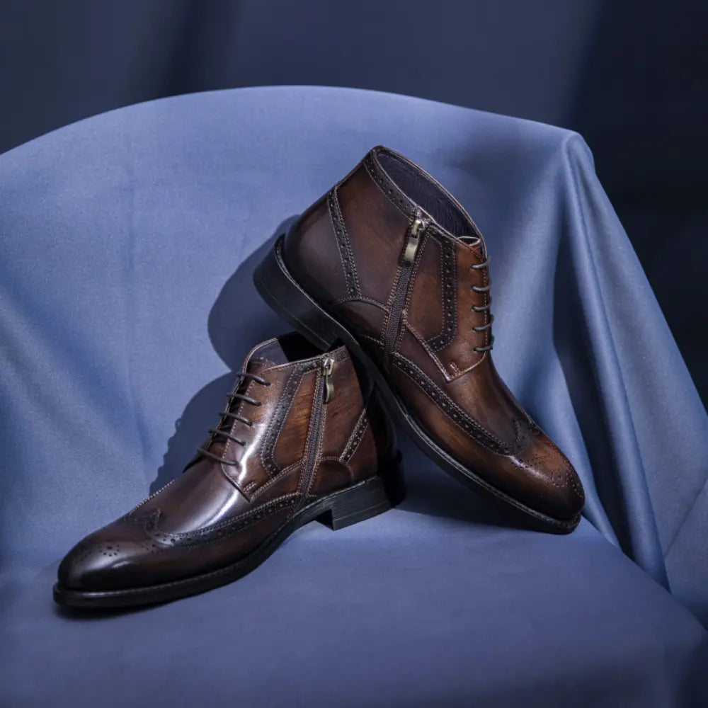 Men's Business Suit Leather Boots Prendersons