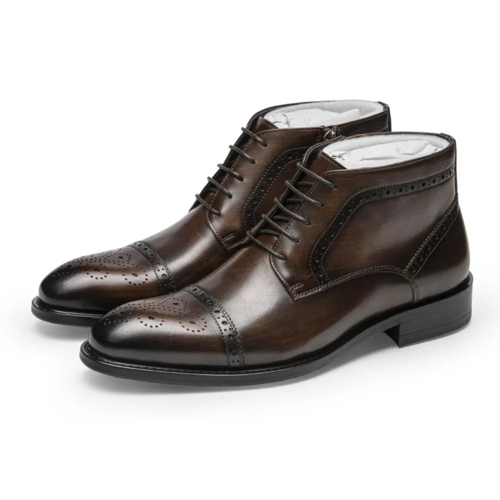 Men's Business Suit Leather Boots Prendersons
