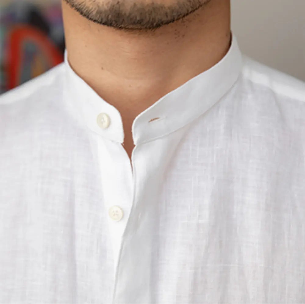 Men's breathable linen shirt