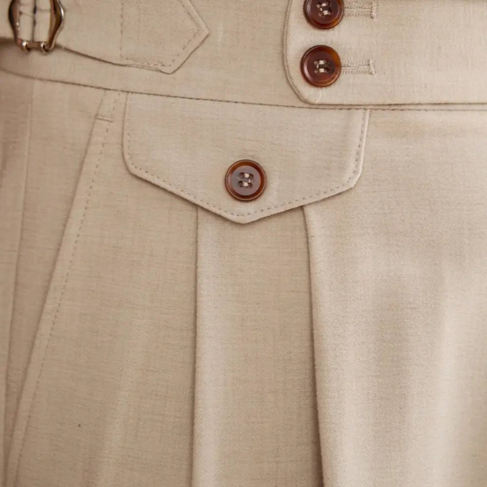 Men's Italian Naples High Waist Suit Pants Prendersons