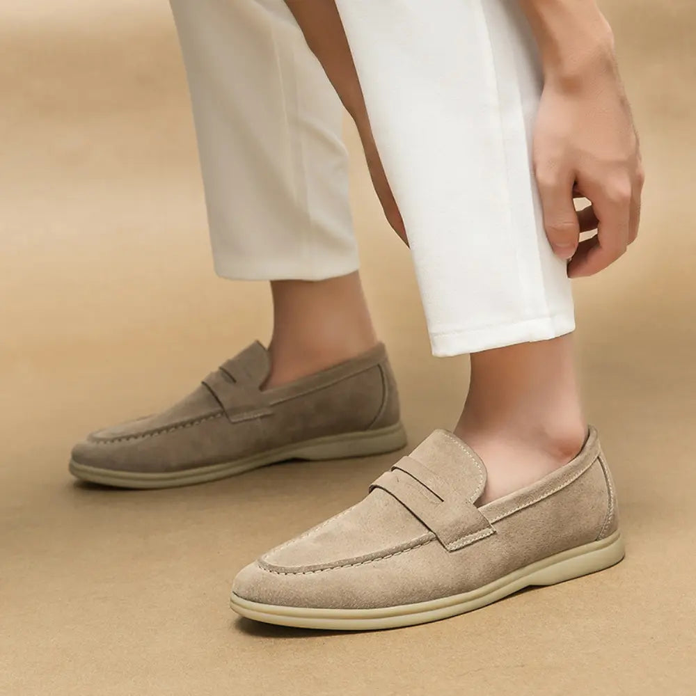Men's Shoes Fashion Slip-on Plus Size Casual Leather Shoes Prendersons