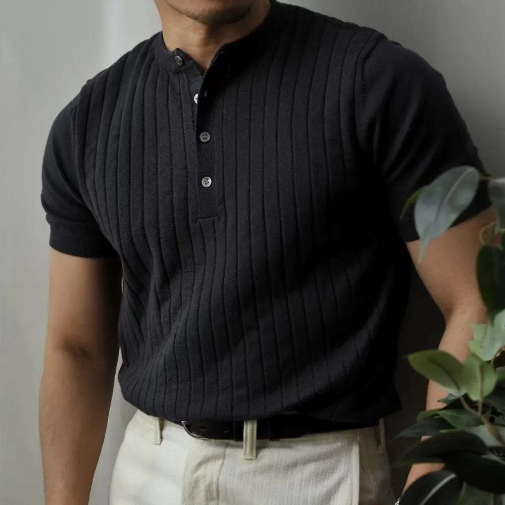 Breathable men’s casual summer shirt