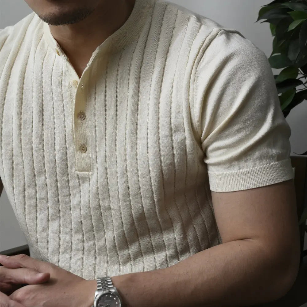 Men’s casual short sleeve shirt - white