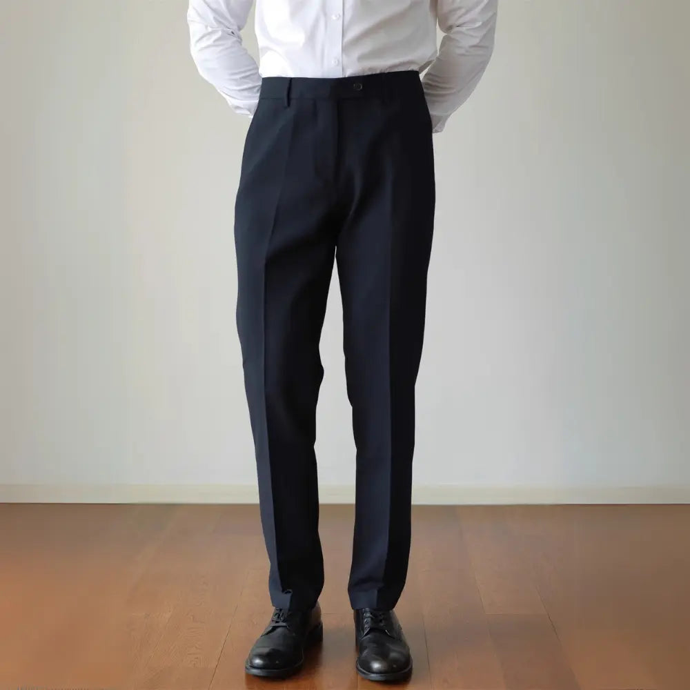 Men's Slim Fit Elastic Straight Commuter Trousers Prendersons