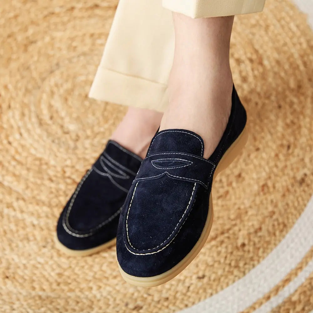 Men's Summer Casual Round Head Suede Shoes Prendersons