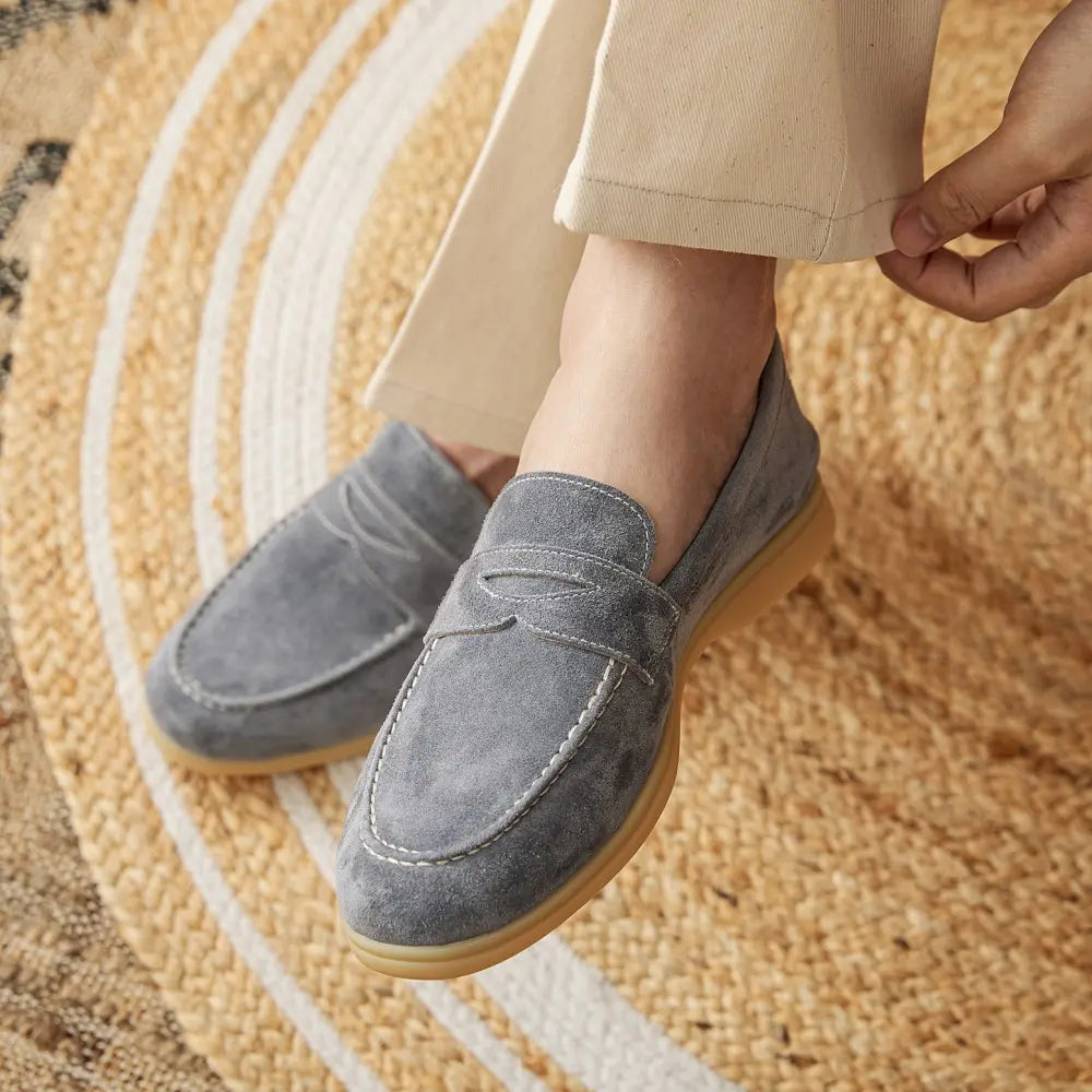 Men's Summer Casual Round Head Suede Shoes Prendersons