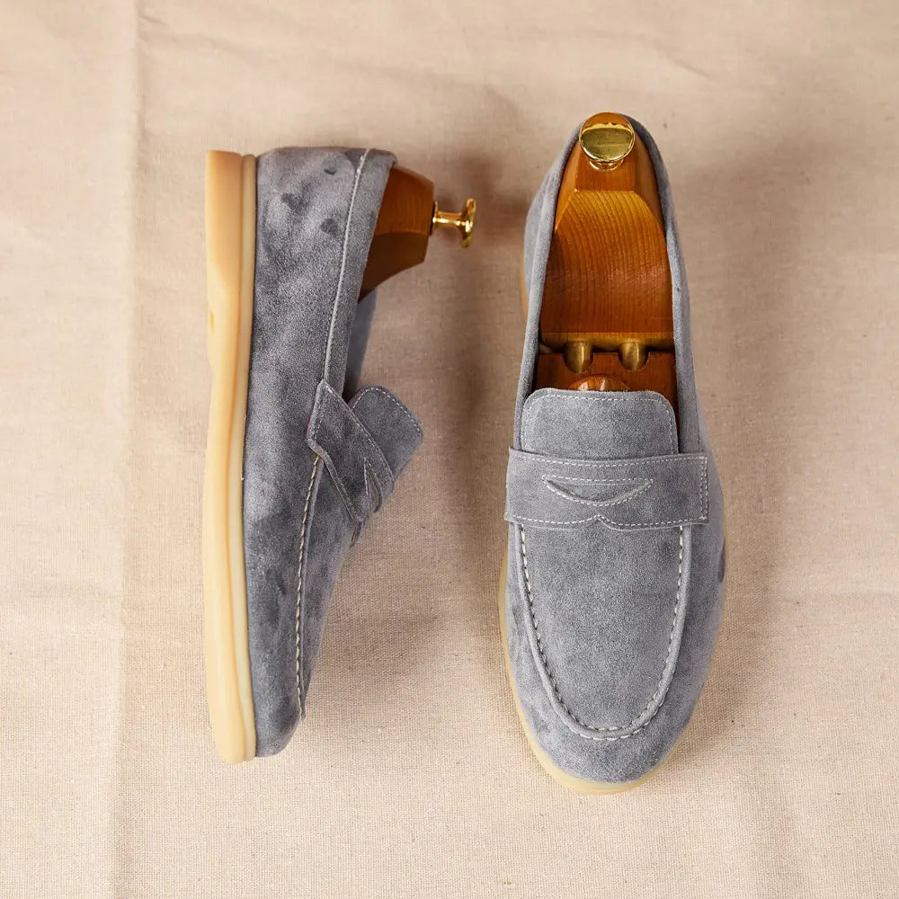 Men's Summer Casual Round Head Suede Shoes Prendersons