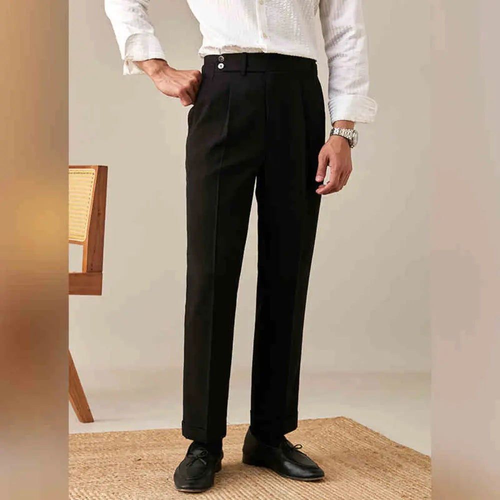New Men's Belt Skinny Casual Suit Pants Prendersons