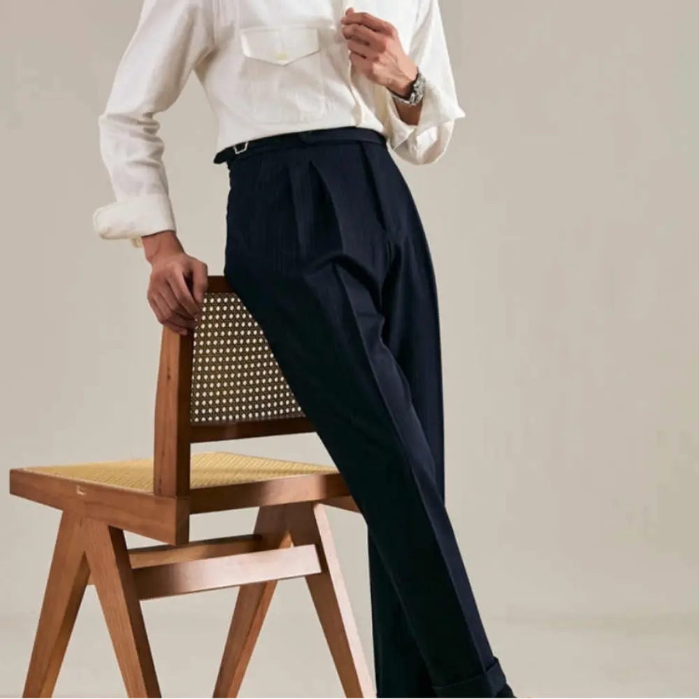 New Men's Casual Pants Advanced Draped Pants Prendersons