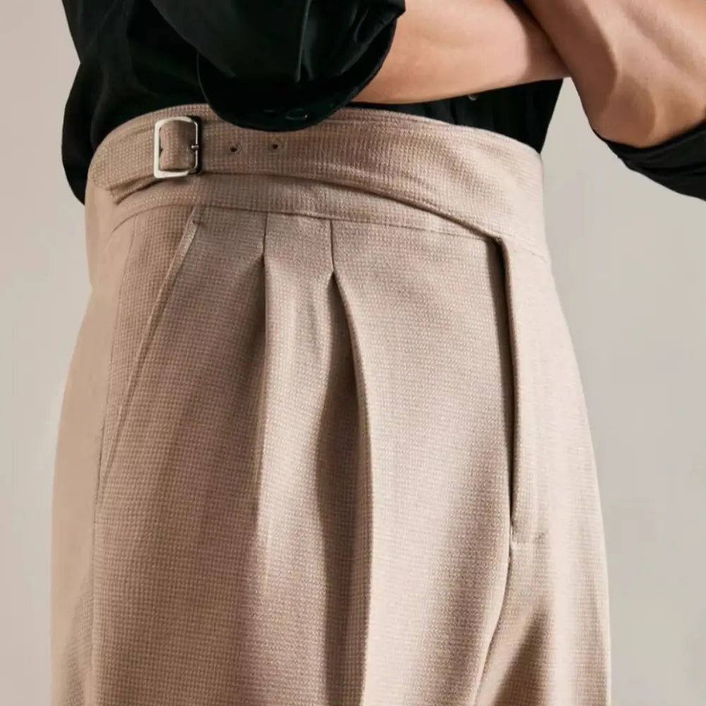 Non-ironing Straight Drooping Casual Pants Prendersons