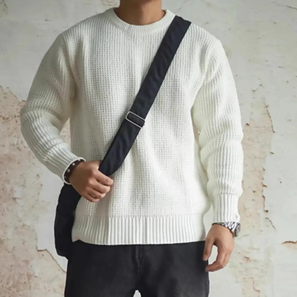 Pullover Crew Neck Sweater Men's Loose Prendersons