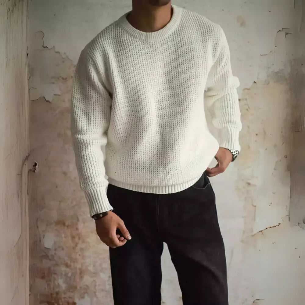 Pullover Crew Neck Sweater Men's Loose Prendersons