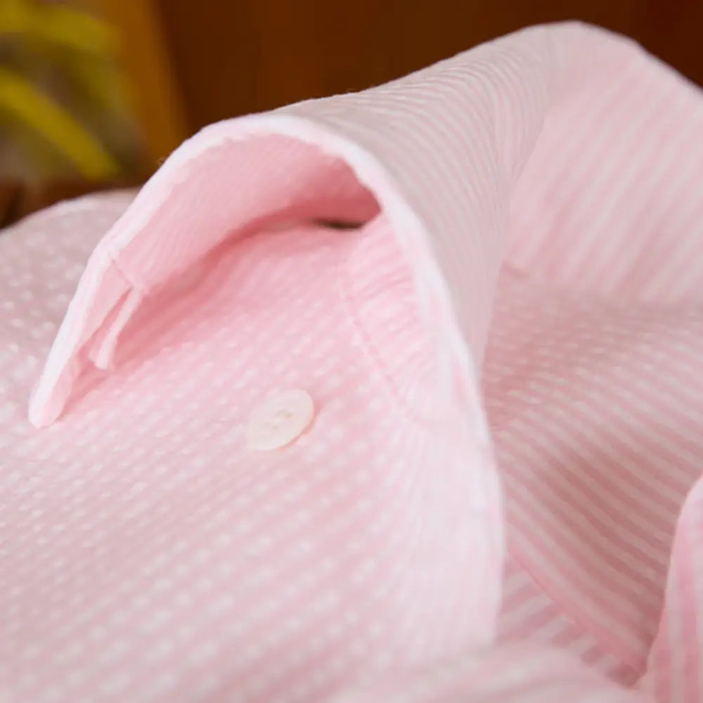 Retro One-piece Collar Striped Long-sleeved Shirt Prendersons
