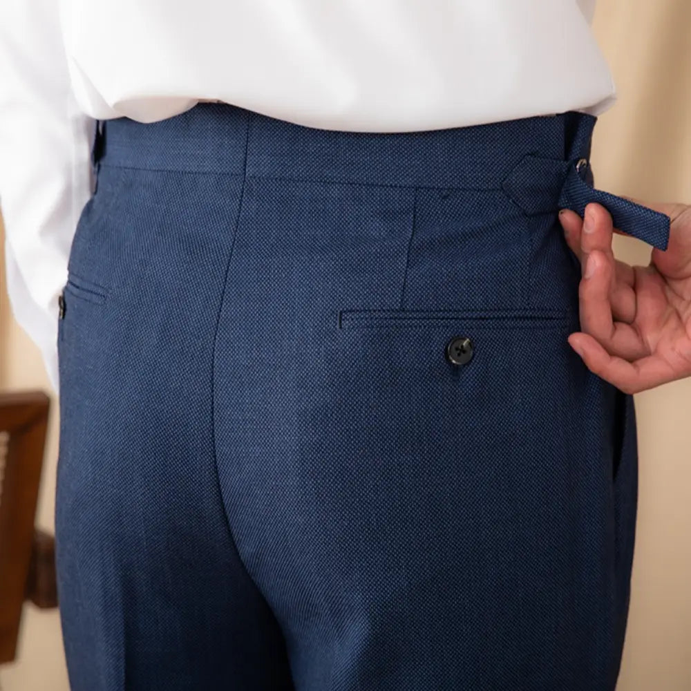 Solid Color Naples High-waisted Trousers Daily Commute Straight Trousers Prendersons