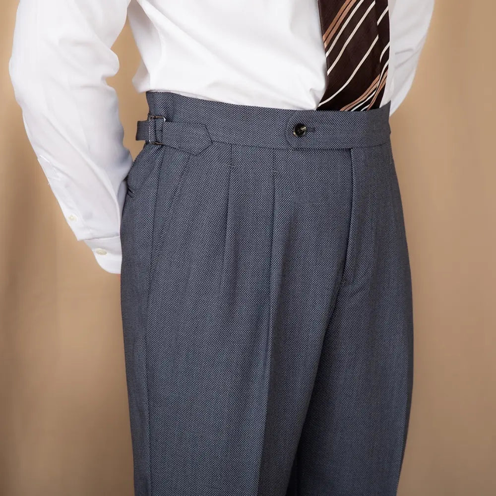 Solid Color Naples High-waisted Trousers Daily Commute Straight Trousers Prendersons