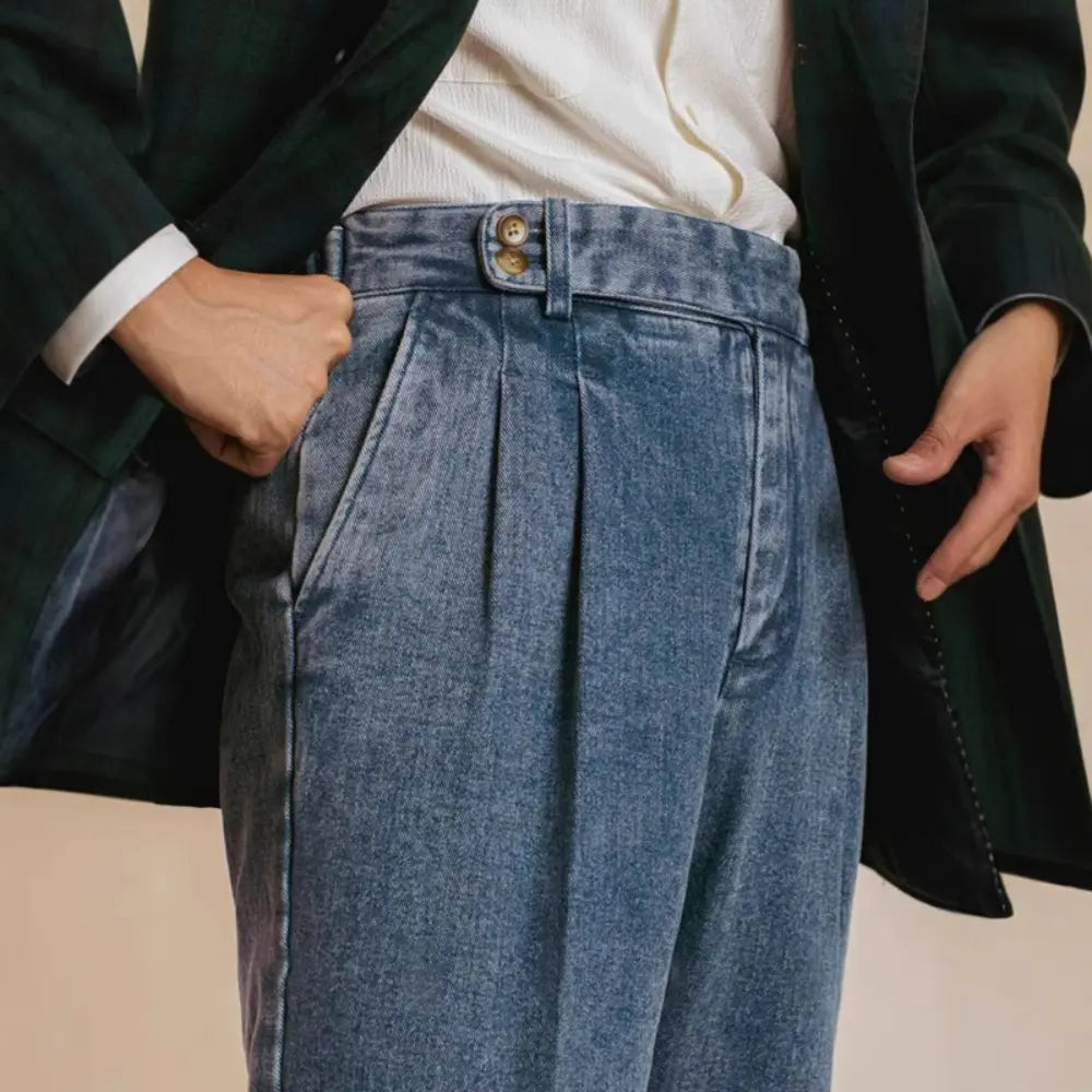 Spring And Autumn New Straight Loose Washed-out Casual Pants Prendersons