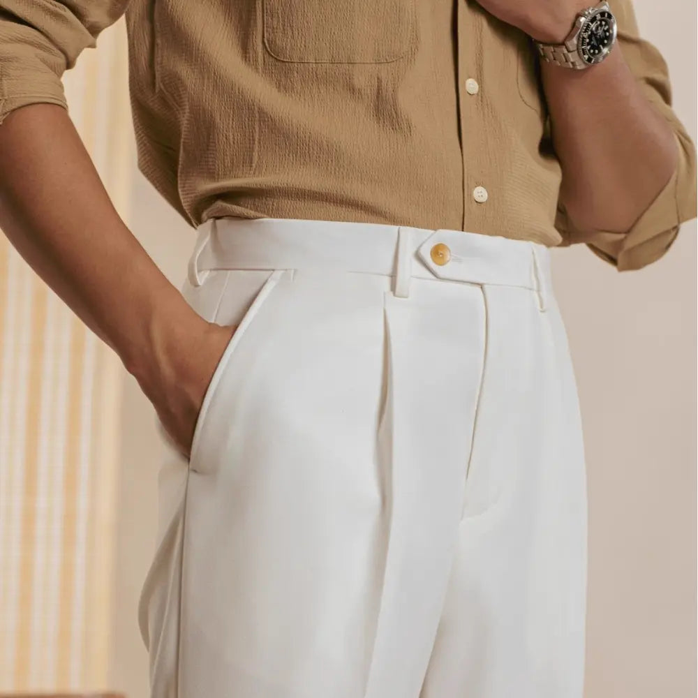 Spring Italian Casual Suit Pants Men's Autumn Prendersons